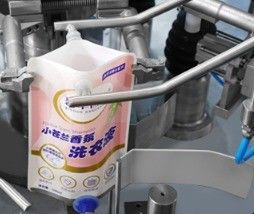 20-70 bolsas Velocidad de embalaje Máquina de embalaje automática de bolsas rotativas para bolsas ya hechas