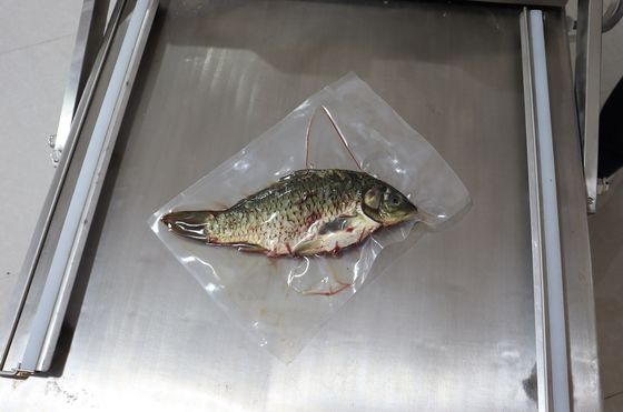 Máquina de embalaje a vacío de doble cámara con accionamiento eléctrico para verduras, pan, pescado y mariscos 120 kg