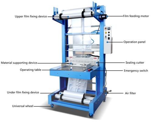 Máquinas semiautomáticas de corte de película de plástico para cerveza y bebidas