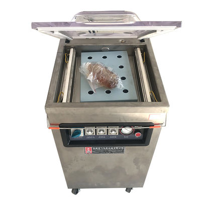Máquina de embalaje de vacío de cámara profunda única vertical para selladores de alimentos Diseño compacto