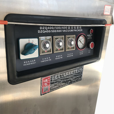 Máquina de embalaje de vacío de cámara profunda única vertical para selladores de alimentos Diseño compacto