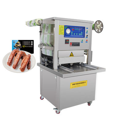 Máquina de sellado al vacío con bandeja eléctrica para tiendas de alimentos y bebidas