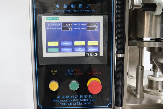 Máquina automática de embalaje vertical para 1-100 g de semillas fácil de operar y mantener