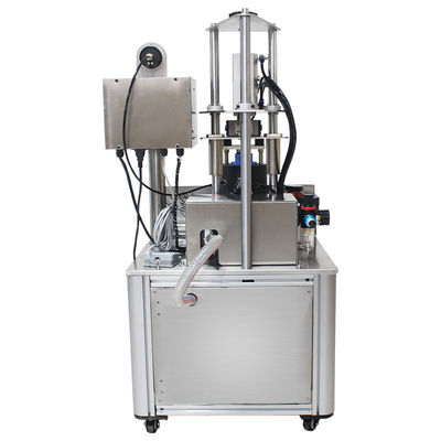 Máquina automática de tapón de vacío de 220V/50/60HZ para frascos de salsa de alimentos envases de vidrio botellas