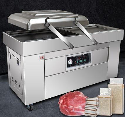 Acero inoxidable 304 DZ-600/2SB Máquina de embalaje a vacío de doble cámara para una larga duración