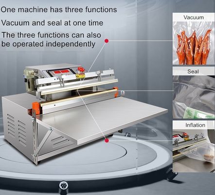 Máquina de sellado con vacío de boquilla externa DZ-600W conveniente para el embalaje de alimentos de pescado y carne