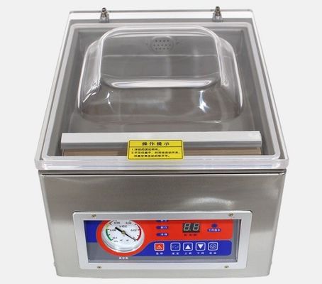 Sellador de vacío de cámara única de acero inoxidable 41*32*29 para la línea de envasado de alimentos y bebidas
