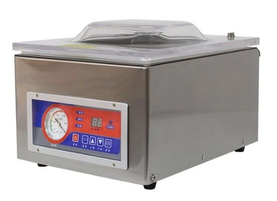 Sellador de vacío de cámara única de acero inoxidable 41*32*29 para la línea de envasado de alimentos y bebidas
