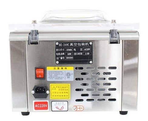 Sellador de vacío de cámara única de acero inoxidable 41*32*29 para la línea de envasado de alimentos y bebidas