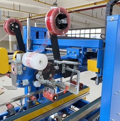 Caja de cartón erector sellador de fondo automático sellador de cartón de cuatro esquinas máquina de sellado de borde cartón sellador línea de embalaje