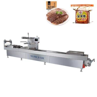 Sellador termoformado automático de salchichas y dátiles de alta velocidad con embalaje al vacío de queso