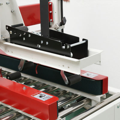 Sealers de cartón de acero inoxidable eléctricos de rodillos, máquinas automáticas de sellado de cartón