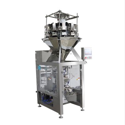 Auto de sellado Pesado 100g Snack Candy Máquina de embalaje vertical Bolso de pesado de embalaje Máquina integrada
