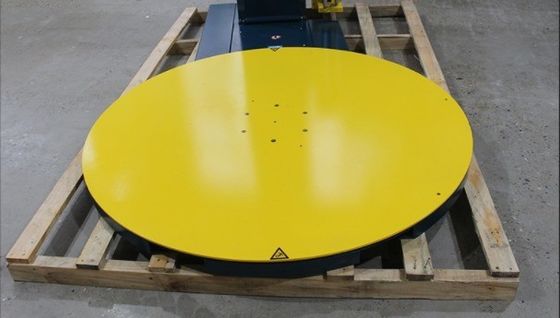 Gran caja de madera película de estiramiento de envoltura máquina con 1500 mm de plato giratorio y brazo rotativo
