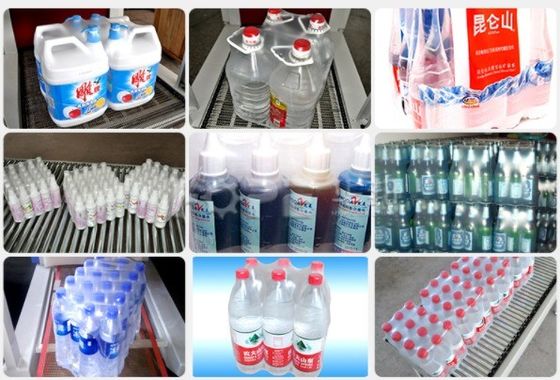 Máquina de embalaje de embalajes encogida por calor de alta velocidad para botellas de agua