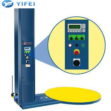 Máquina de envoltura automática para la industria con película de estiramiento automática de paletas