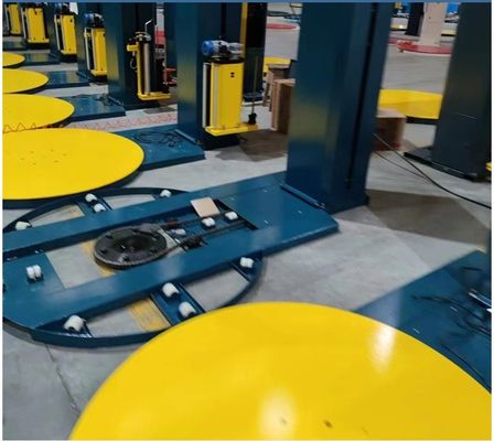 Máquina de envoltura automática para la industria con película de estiramiento automática de paletas