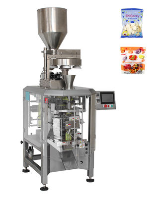 Máquina de embalaje de nueces de 350 kg con bolso de sellado de tres lados de la taza de medición y forma de sellado térmico