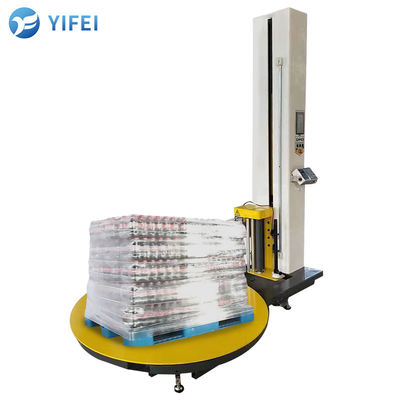 Máquina giratoria de estiramiento automático de textiles 2600 * 1500 * 2550mm para el embalaje liso