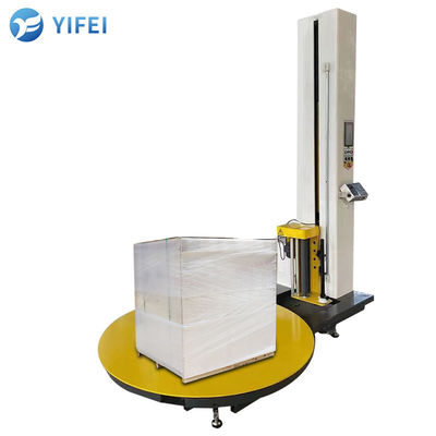 Máquina giratoria de estiramiento automático de textiles 2600 * 1500 * 2550mm para el embalaje liso