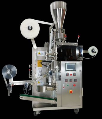 Máquina automática de embalaje de bolsas de té pequeñas y internas y exteriores para granulados de hojas rotas de té