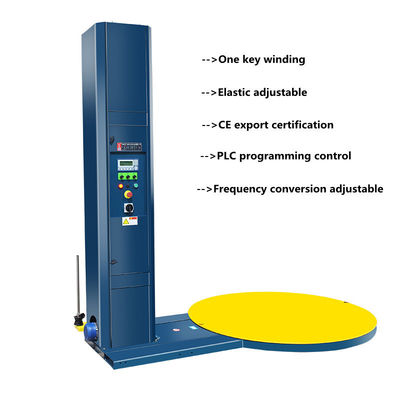 Máquina automática de envoltura de cargas con película de preestiramiento para el mercado europeo de 750 kg de capacidad