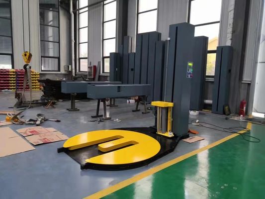 Máquina automática de envoltura de cargas con película de preestiramiento para el mercado europeo de 750 kg de capacidad