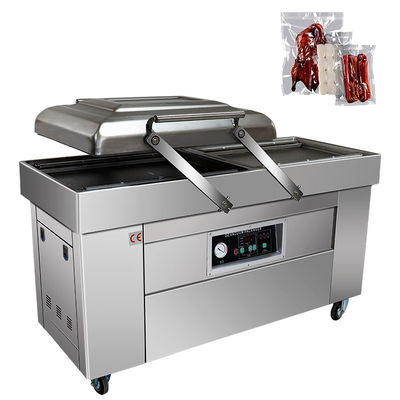 DZ-600 sellador eléctrico de vacío de doble cámara para embalaje de bolsas industriales de alimentos de 220V