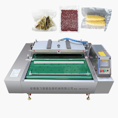Máquina de embalaje al vacío de acero inoxidable con ancho de sello personalizable para queso y mariscos
