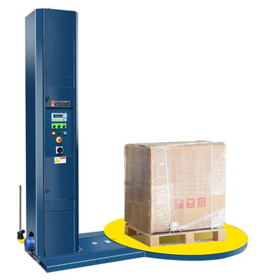 2400 mm de altura de la columna Máquina de envoltura de estiramiento de paletas totalmente automatizada para película de plástico