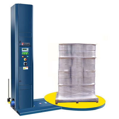 2400 mm de altura de la columna Máquina de envoltura de estiramiento de paletas totalmente automatizada para película de plástico