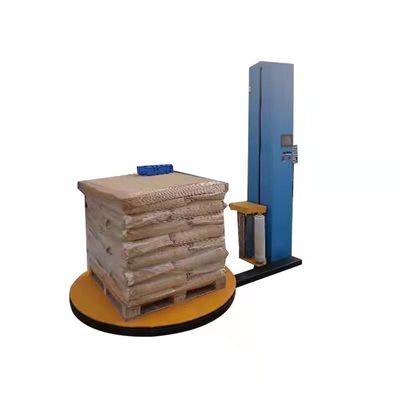 2400 mm de altura de la columna Máquina de envoltura de estiramiento de paletas totalmente automatizada para película de plástico