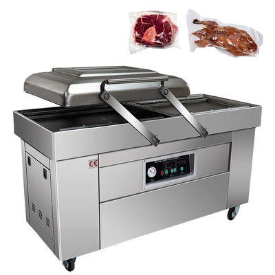 Sealera compacta de vacío DZ500 Cámara de alimentos Meat Sealing Packaging Machine empaquetadora de polvo