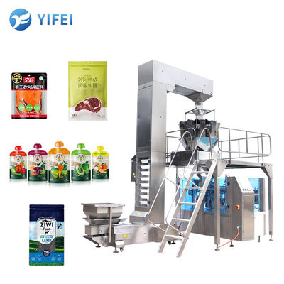 Máquina de embalaje vertical eléctrica totalmente automática para bolsas triangulares verticales de alimentos