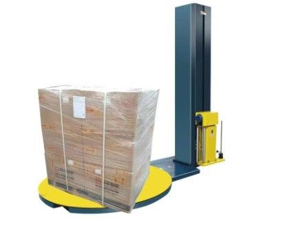 2400 mm Alturas de columna Máquina de envoltura de paletas de película de estiramiento Máquina de estiramiento automático de envoltura de paletas
