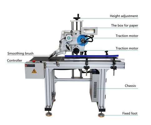 Máquina automática de sellado y etiquetado de cajas de cartón con cinta adhesiva para material de embalaje