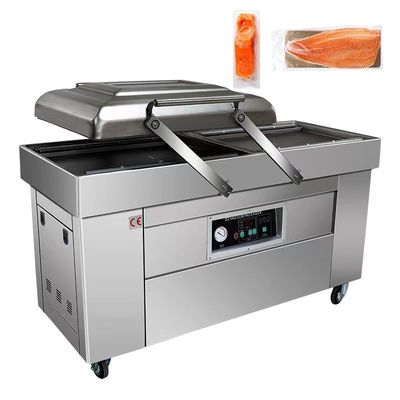 Maquinaria de embalaje a vacío doble Chambe, artículo DZ-400/2SB para embalaje de arroz sándwich