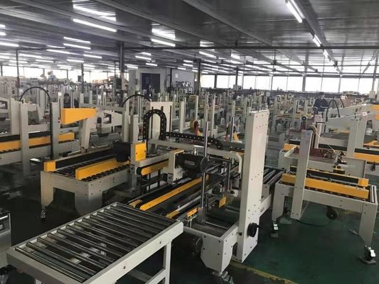 Máquina de etiquetado lateral de superficie plana adhesiva de sellador de cartón para soluciones de embalaje B2B