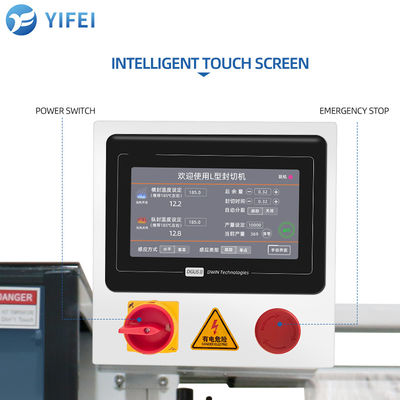 Control automático PLC 450L Máquina de envoltura de película de corte de sello para fechas