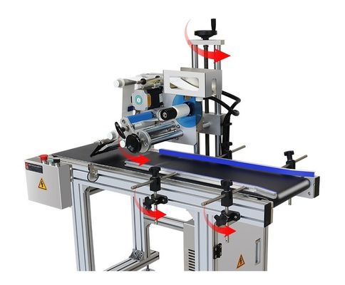 Caja de cartón de alimentos de gran cuadrado adhesivo y cinta de cierre de embalaje de sellado de etiquetado máquina de 180W