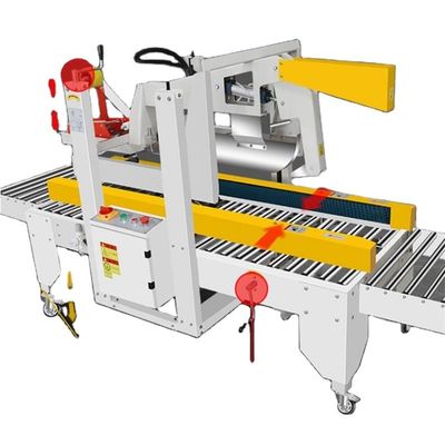 Máquina de sellado de caja de cartón de caja de carpetas semiautomática de 400W con accionamiento izquierdo derecho