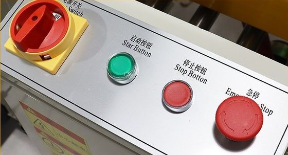 Máquina de sellado de caja de cartón de caja de carpetas semiautomática de 400W con accionamiento izquierdo derecho