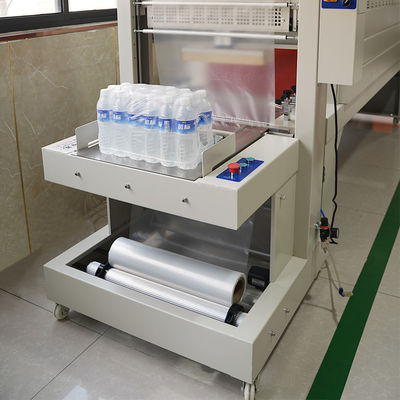 Función de corte de soldadura por tensión Máquina de envoltura de botellas de 500 ml para 12 paquetes 220V