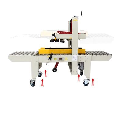 Máquina de cinta adhesiva semiautomática para sellar cajas de cartón 106 KG