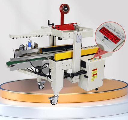 80-320 mm de ancho de cartón Máquina semiautomática de cinta de caja para sellar cartón versátil