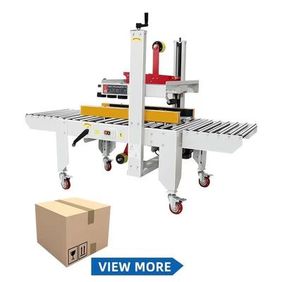 Máquina avanzada de sellado de cinta con caja de cartón automática erector con velocidad de trabajo de 12pcs/min