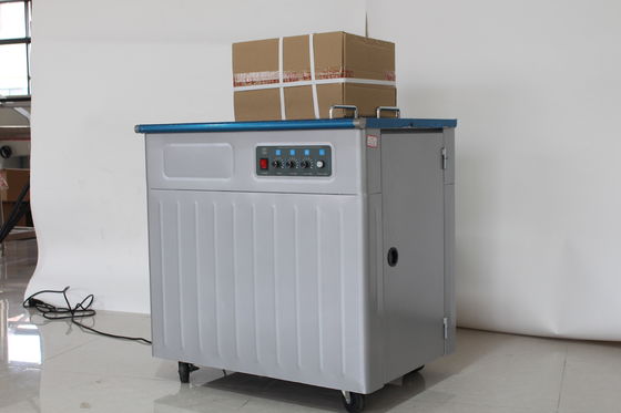 Máquina semiautomática para fijar cajas de cartón con doble motor y piezas de repuesto