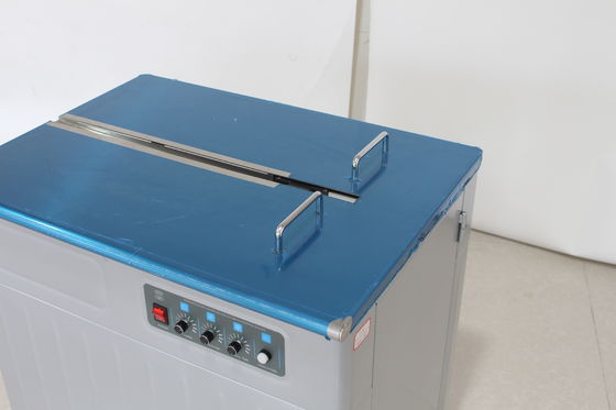 Máquina semiautomática para fijar cajas de cartón con doble motor y piezas de repuesto