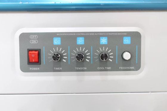 Máquina semiautomática para fijar cajas de cartón con doble motor y piezas de repuesto