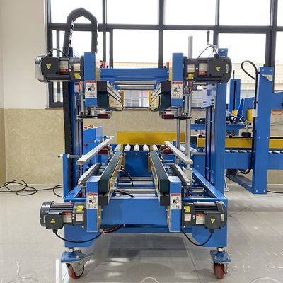 48/60/72mm Tamaño de cinta Caja de cartón Máquina de sellado de esquina para 500 KG Eficiencia de embalaje